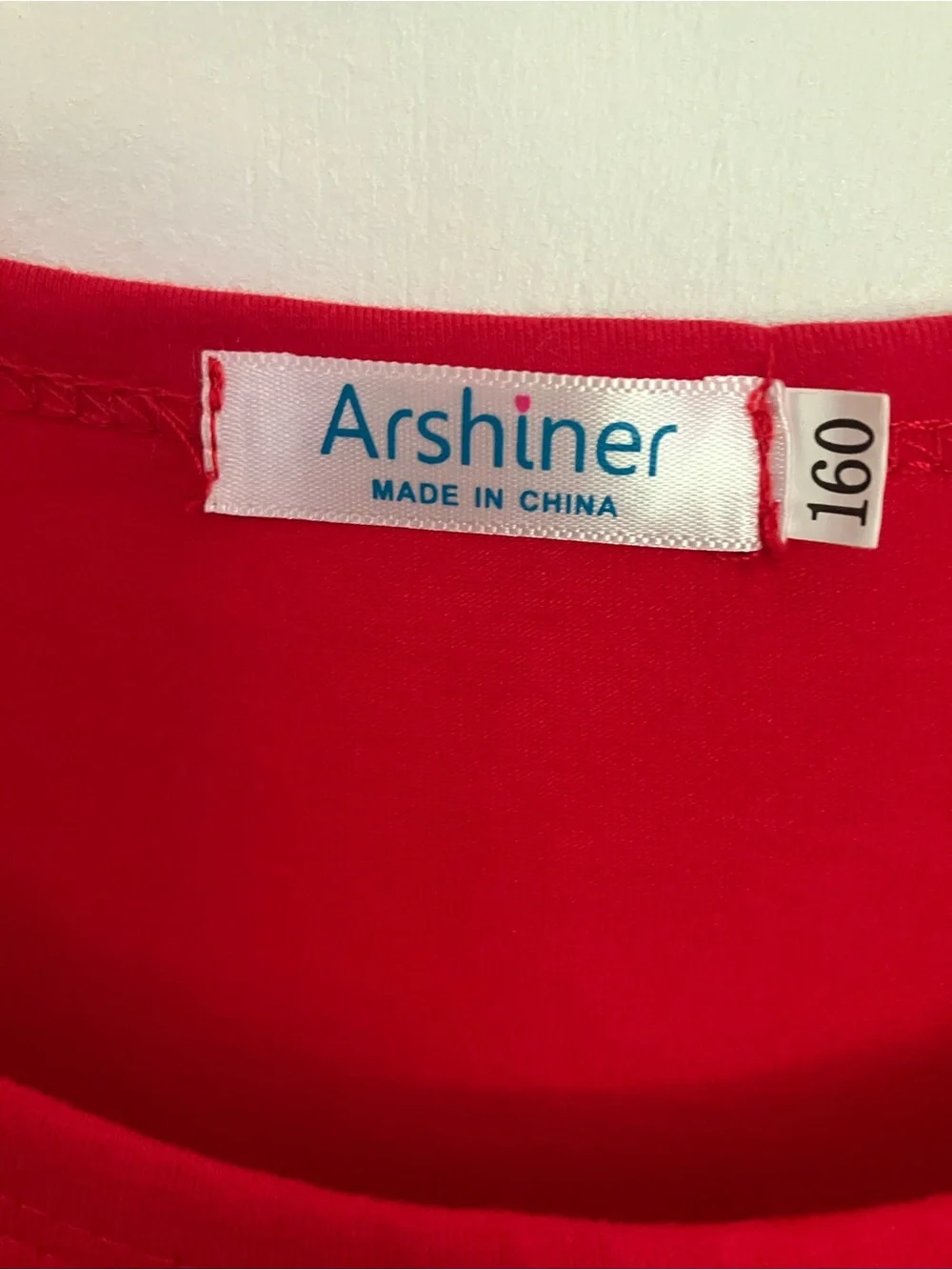 Ashling Girls' Red Long-Sleeve Tiered Tunic Top